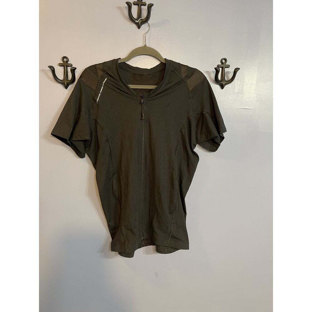 EBA Posture Men's Zip Up Shirt Black Size 2XL